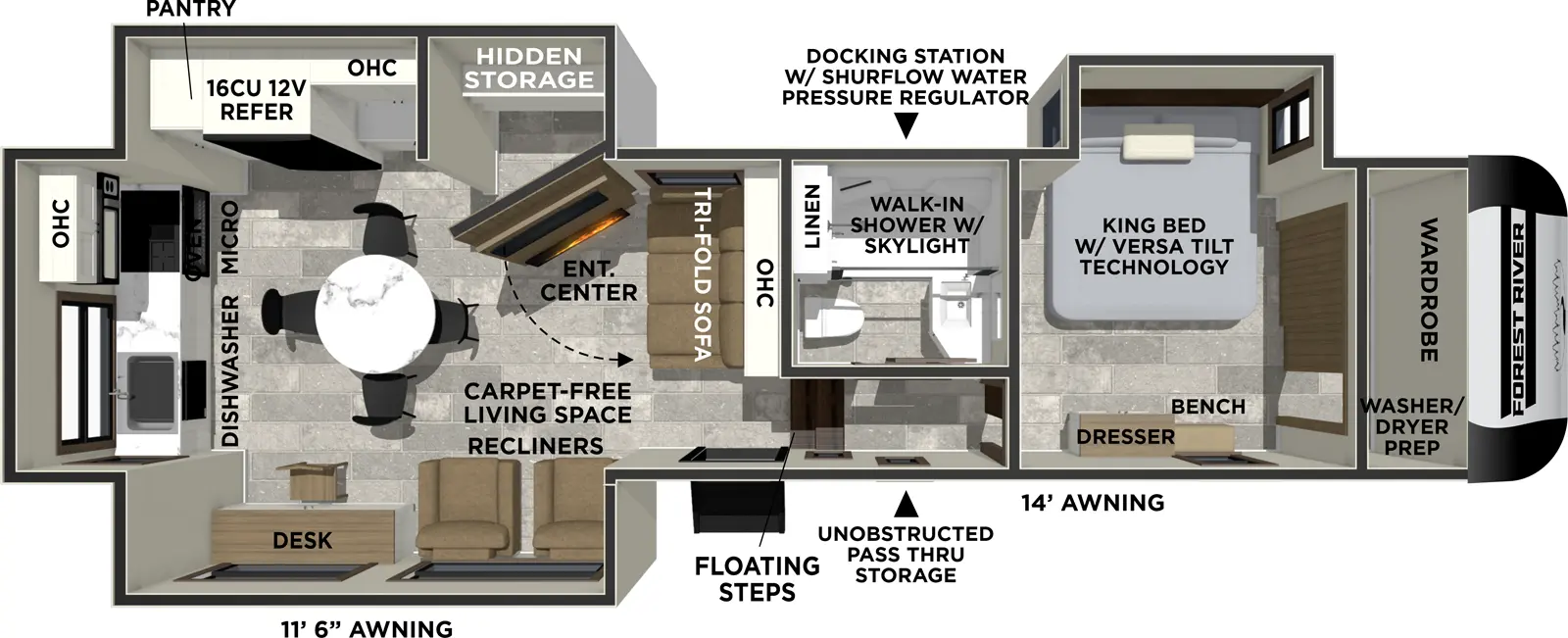 Unit Floorplan