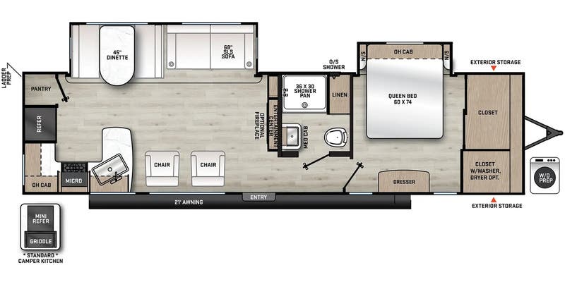 2024 FOREST RIVER 31KDS - Floorplan 1