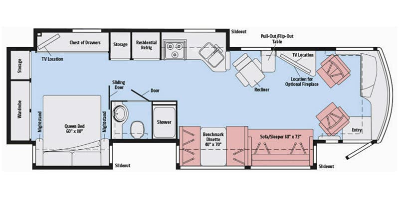 2016 WINNEBAGO 36G - Floorplan 1