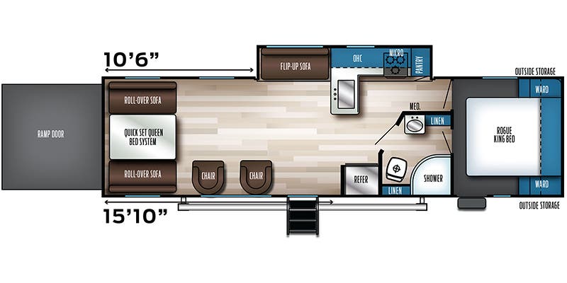 2022 FOREST RIVER 29KS - Floorplan 1