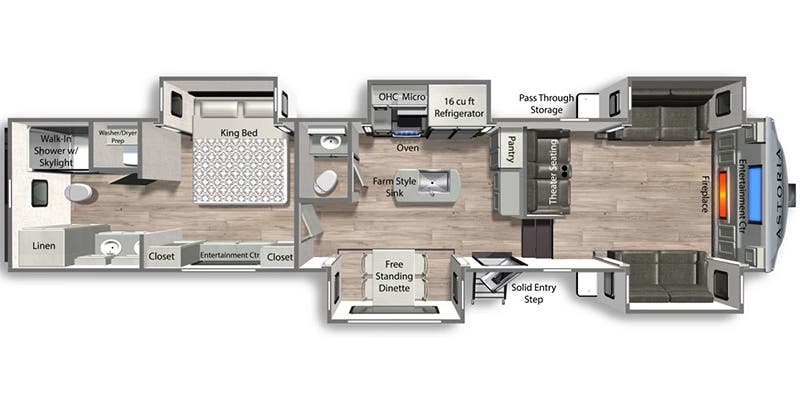 2024 DUTCHMEN ASTORIA 3803FLP - Floorplan 1