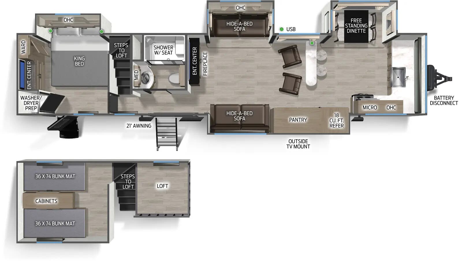 2027 Forest River Cherokee Timberwolf 39DK - Image 2