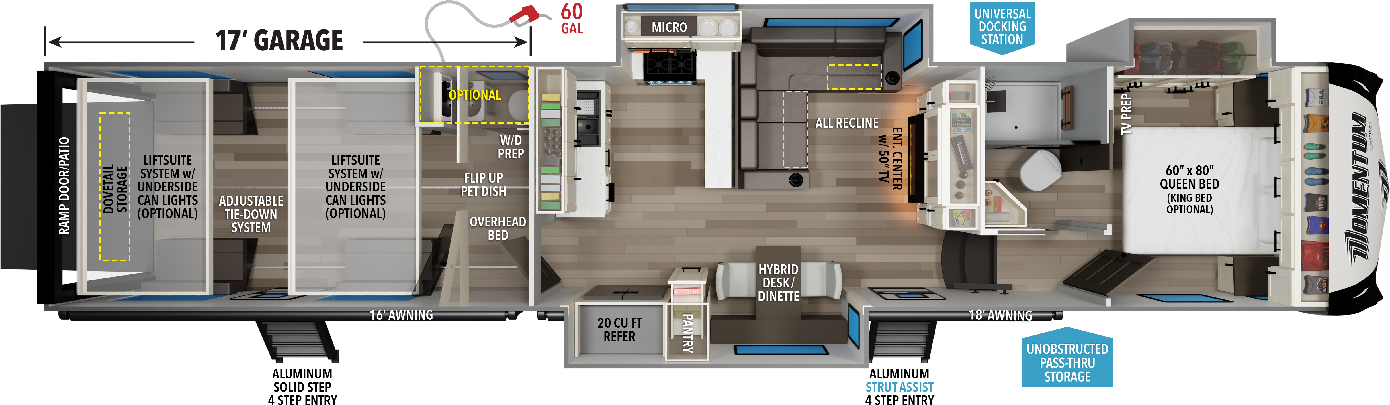 2027 GRAND DESIGN 392M - Floorplan 1