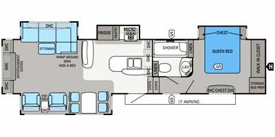 2013 Jayco 361 REQS floorplan