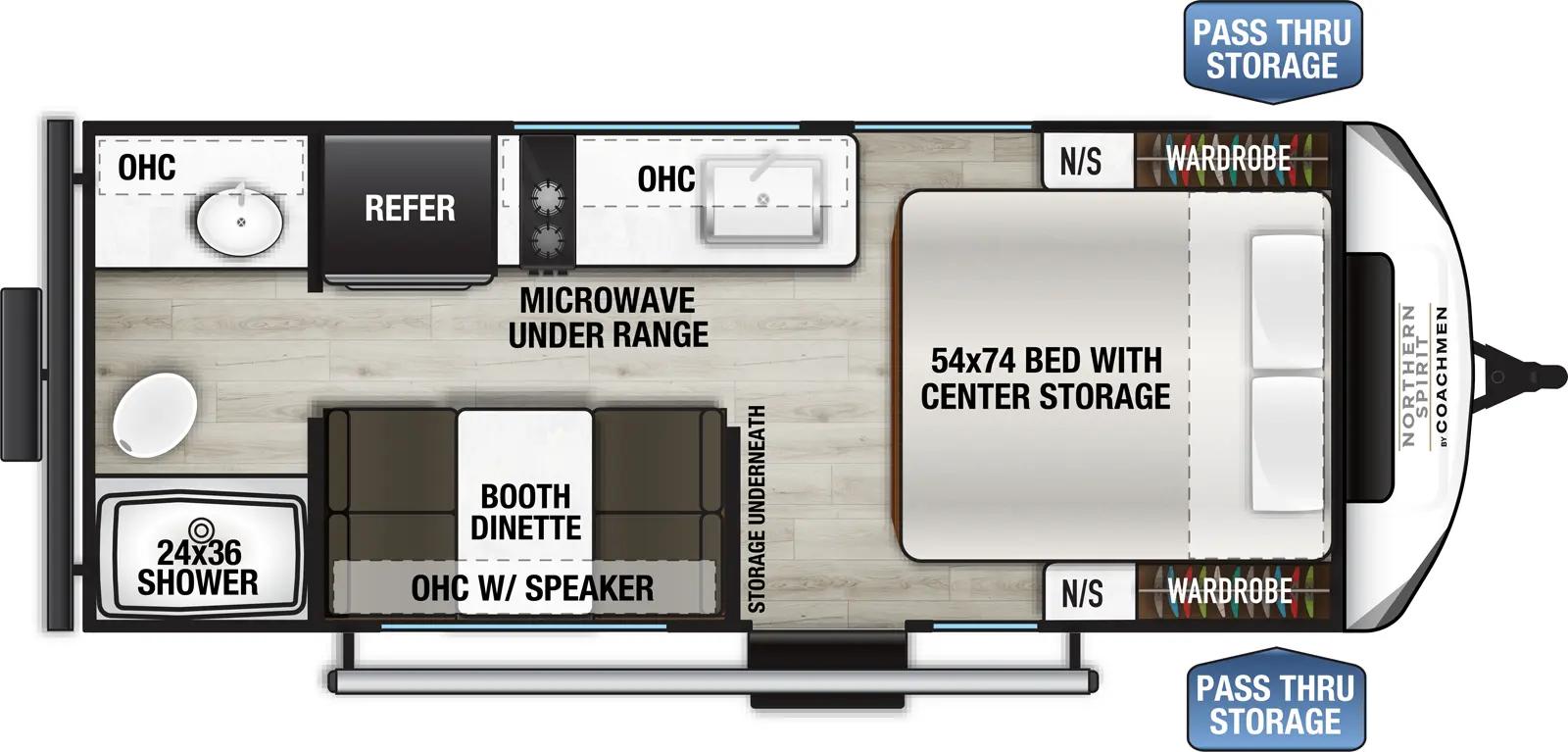 2026 Coachmen Northern Spirit Bijou 18RBB - Image 2
