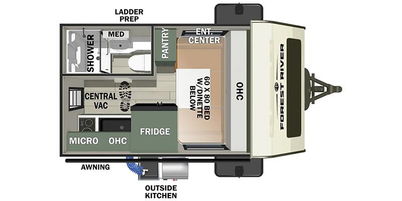 2025 FOREST RIVER NOBO 18.1 - Floorplan 1