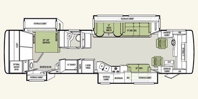 2014 ALLEGRO 36QSA - Floorplan 1