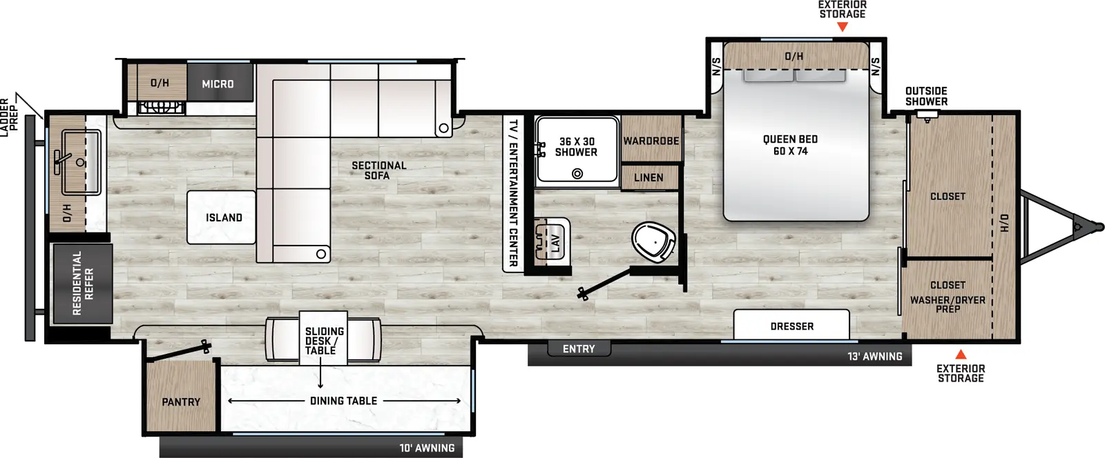 2027 COACHMEN 323MAZE - Floorplan 1