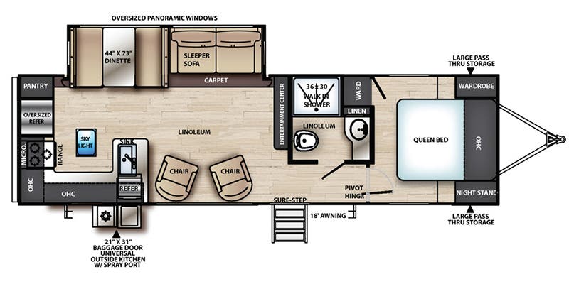 2019 Forest River Vibe 26RK - Image 2