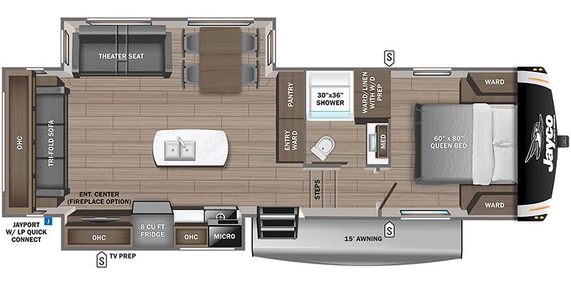 2023 JAYCO EAGLE 27RS - Floorplan 1