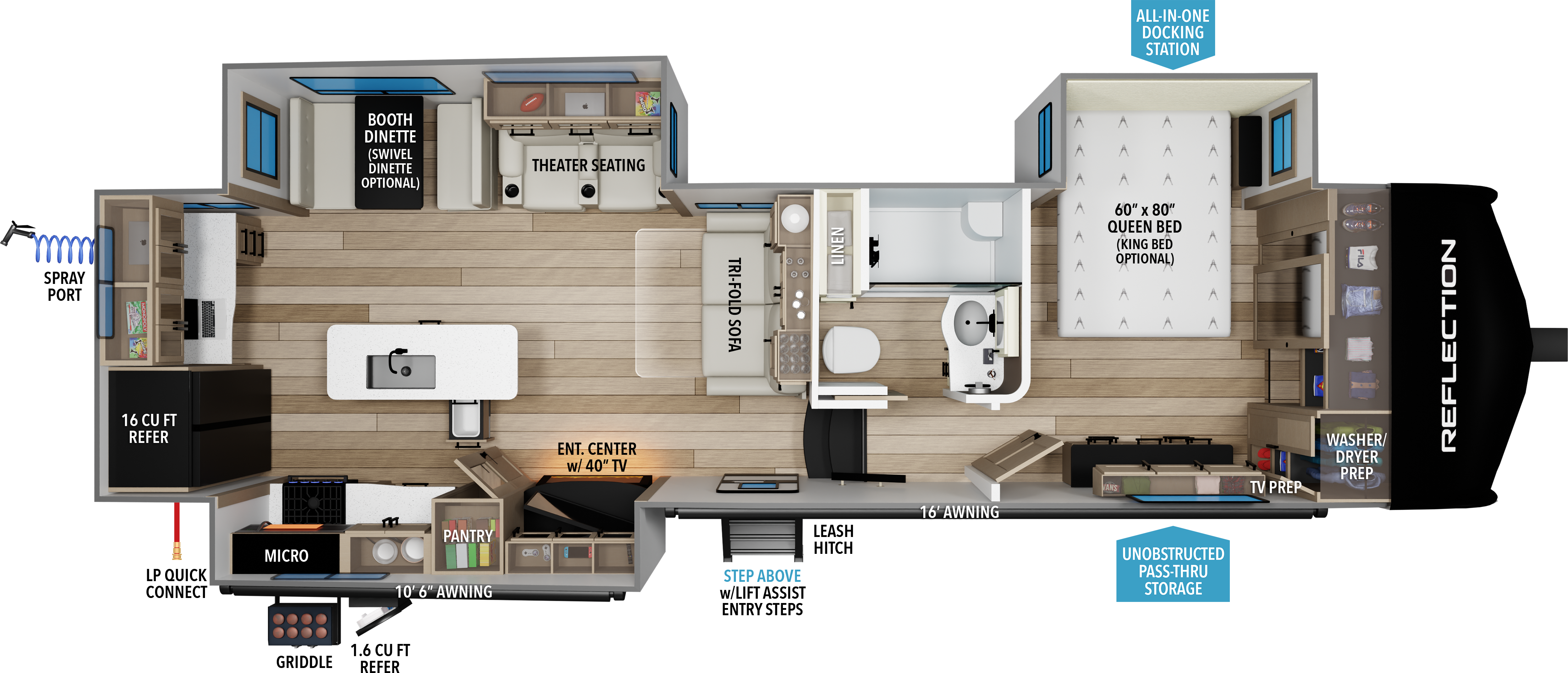 2026 GRAND DESIGN 320MKS - Floorplan 1