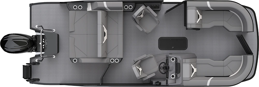 2027 Evotti 21' 500S Convertible Stern - Floorplan 1