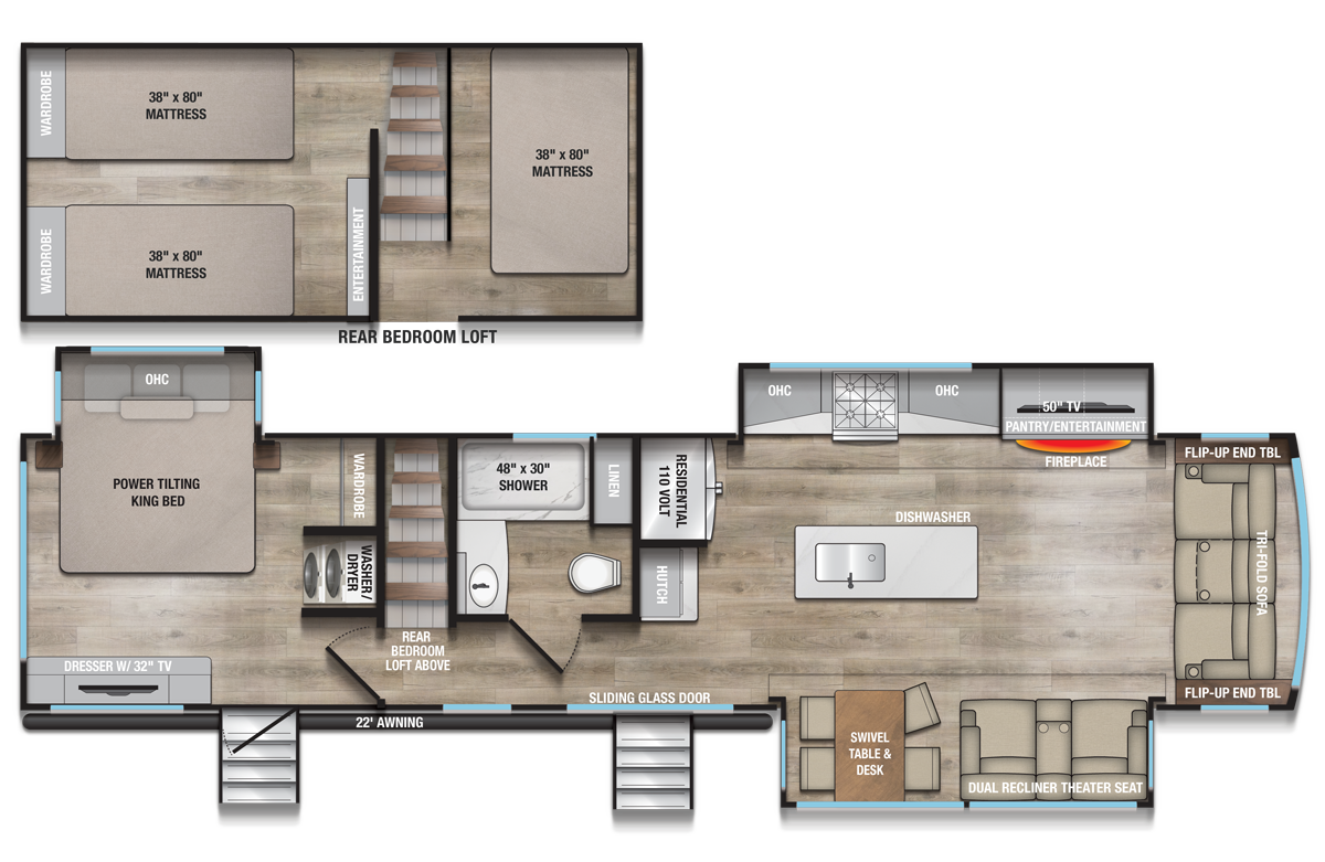 2026 ALLIANCE 42LFT - Floorplan 1