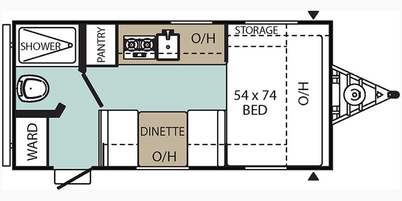 2022 VIKING 16SFB - Floorplan 1