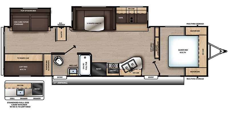 2019 Coachmen Catalina Legacy Edition 323BHDSCK - Image 2
