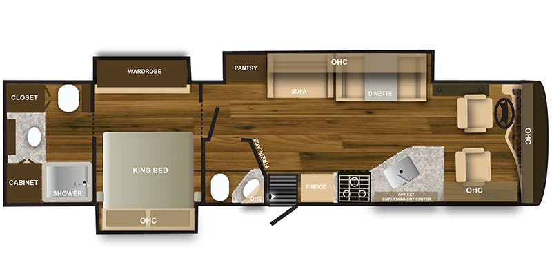 2019 NEXUS 37XCE - Floorplan 1