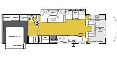 2015 Forest River Sunseeker 3010DS - Floorplan 1