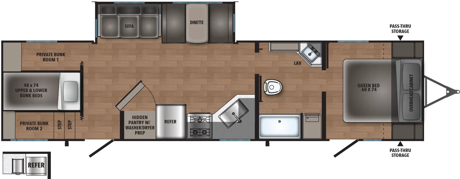 2026 FOREST RIVER 533BH - Floorplan 1