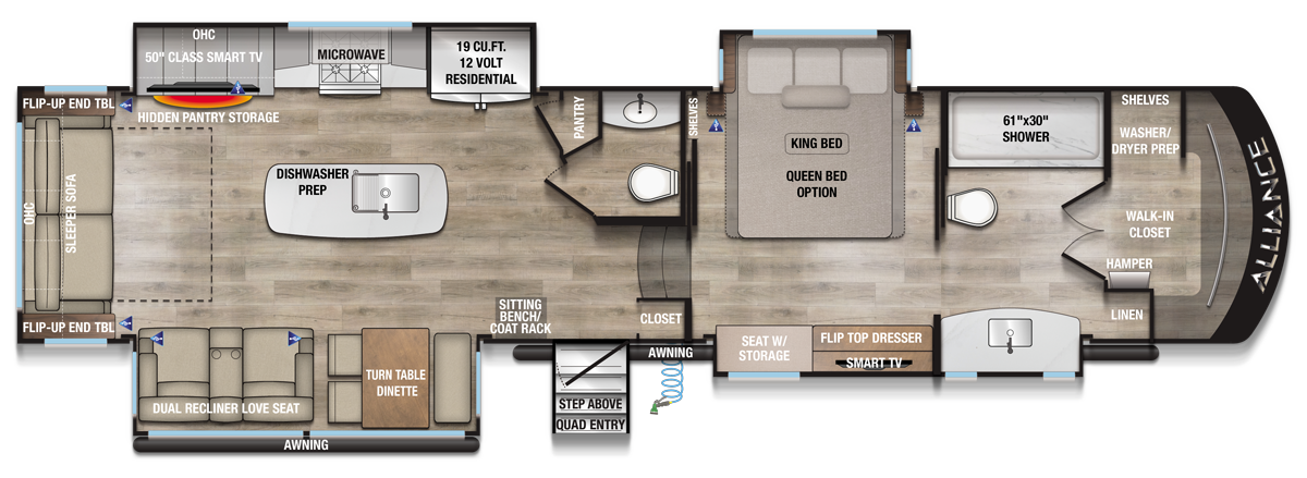 2027 ALLIANCE 370FB - Floorplan 1