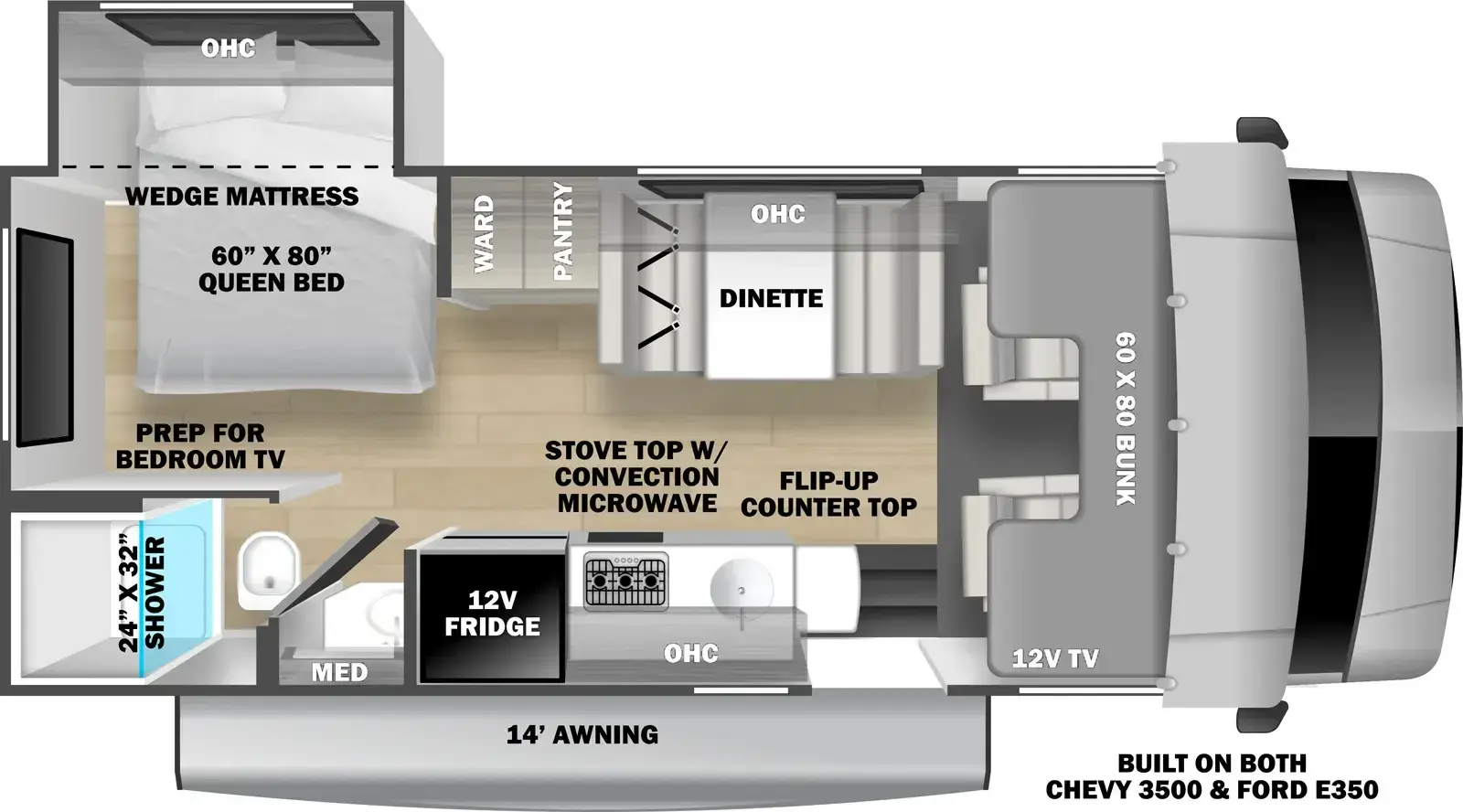 2027 Forest River Solera 23S - Floorplan 1