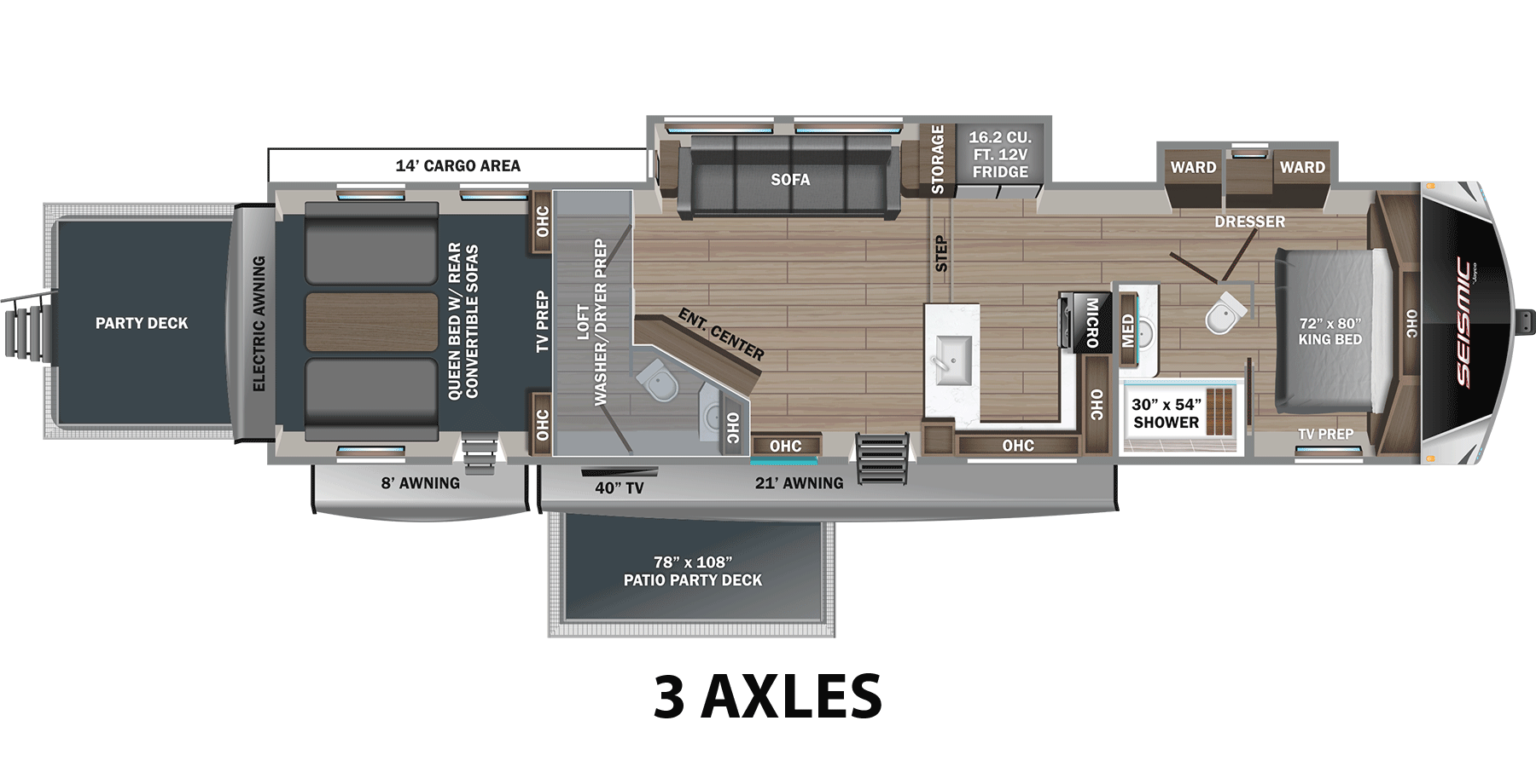 2026 Jayco Seismic 413 - Floorplan 1