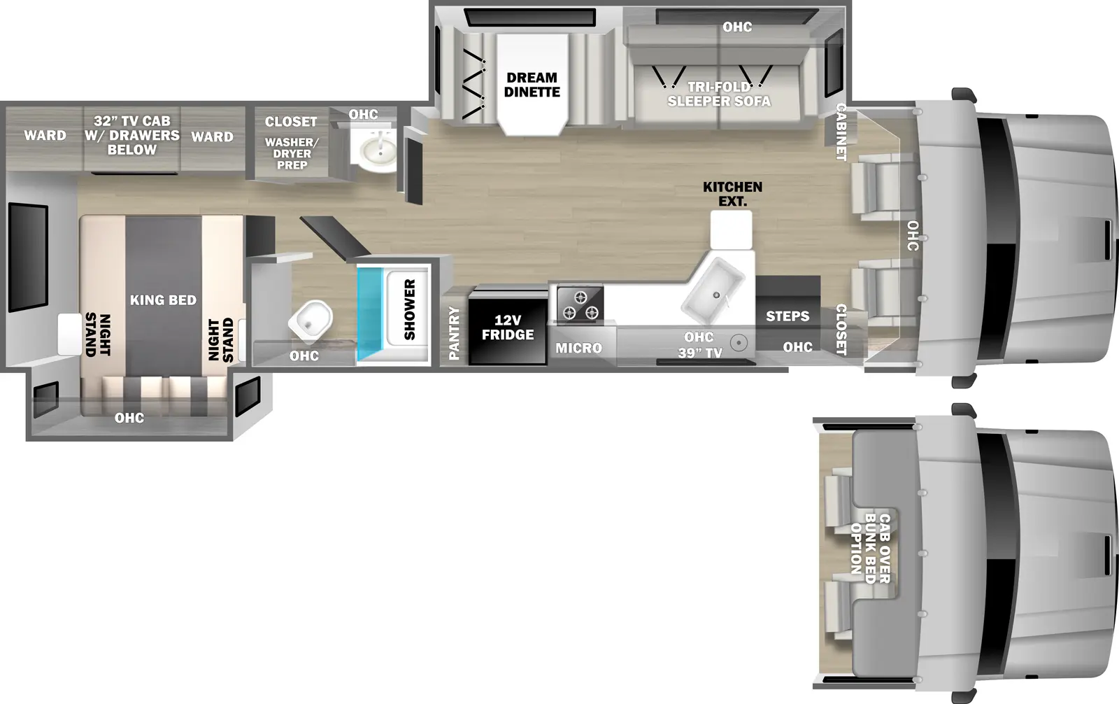 2026 Dynamax Europa 34SS - Floorplan 1