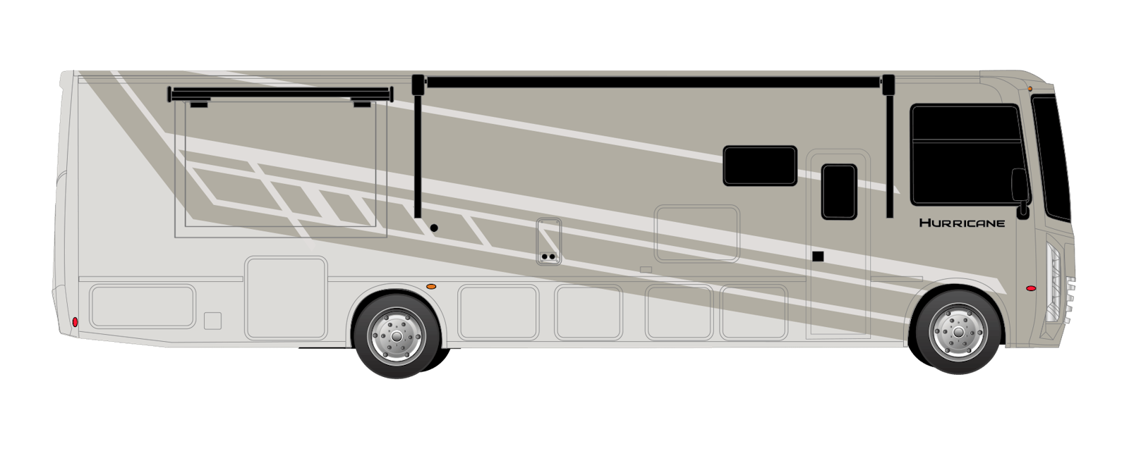 2027 THOR MOTOR COACH HURRICANE 36H - Stock Image 2