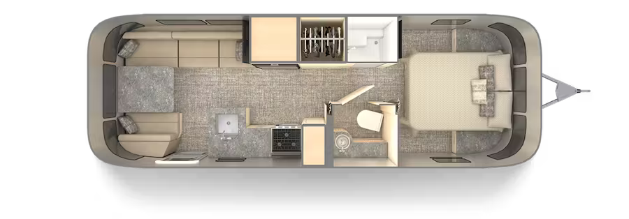 2026 AIRSTREAM FLYING CLOUD 27FBT - Floorplan 1