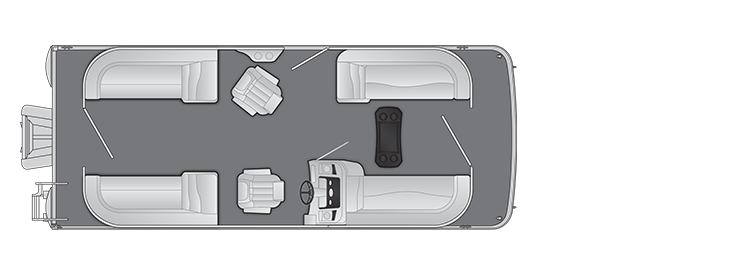 2026 Bennington 22SSR - Floorplan 1
