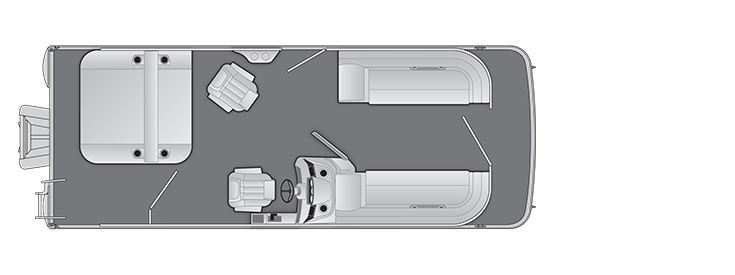 2026 Bennington 22SSB Luxe SPS - Floorplan 1