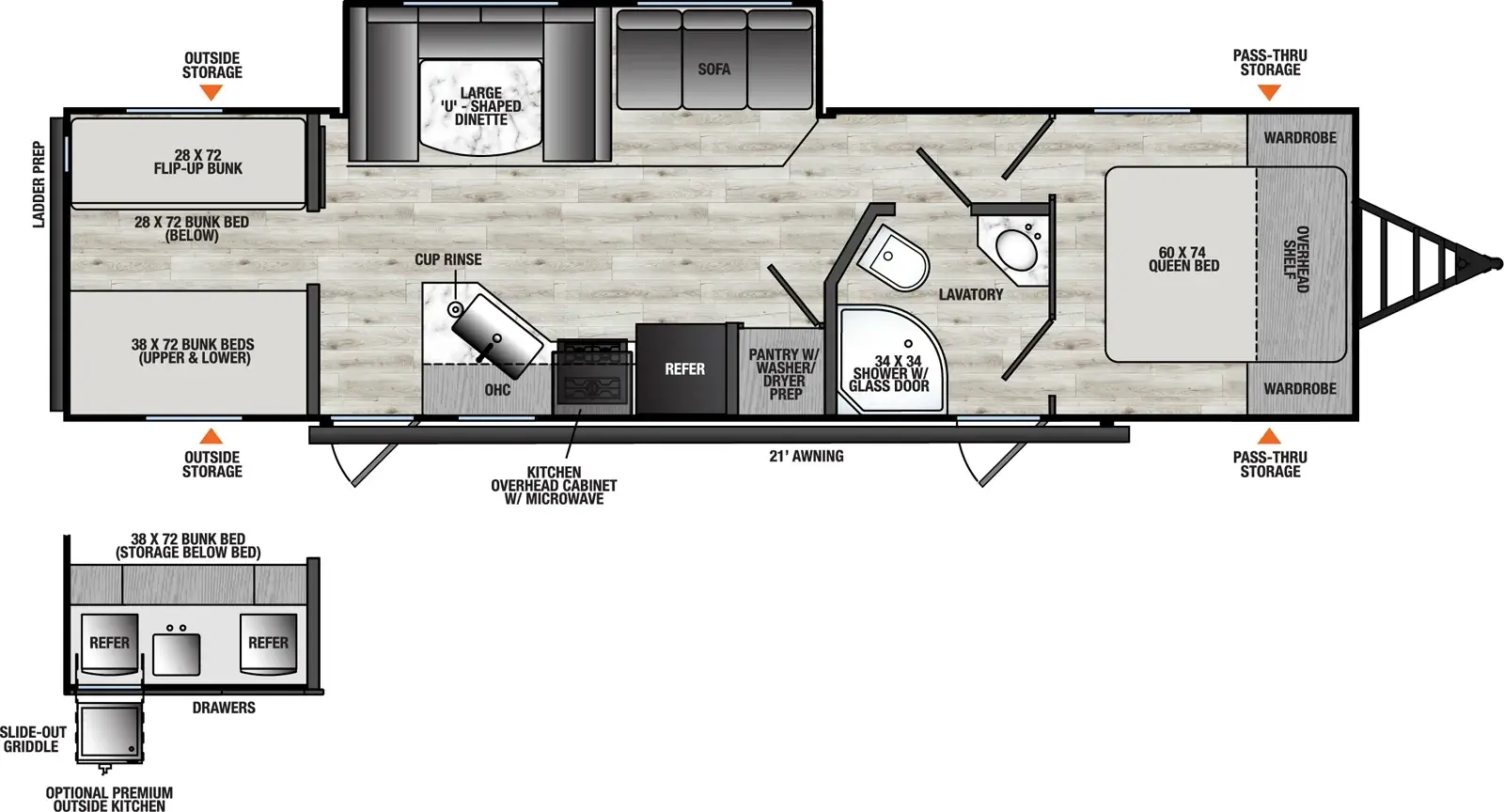 2027 COACHMEN VIKING 292TB - Floorplan 1