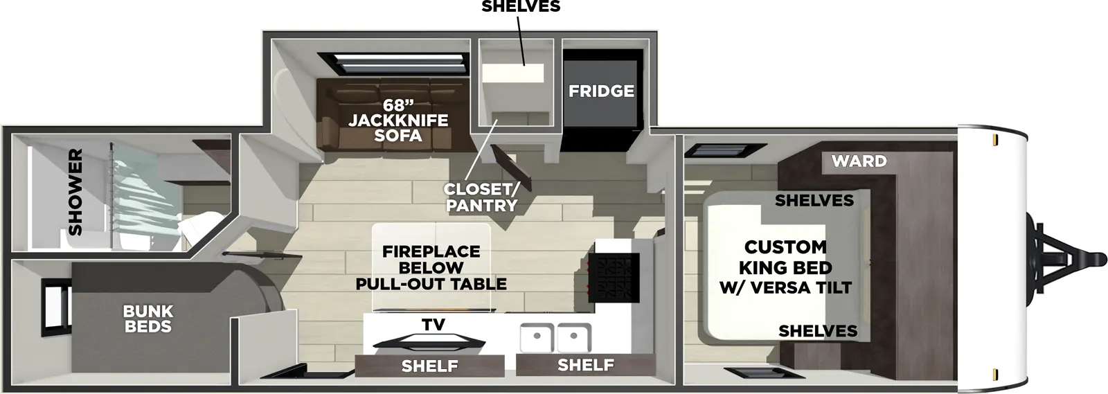 2026 FOREST RIVER 260ICE - Floorplan 1
