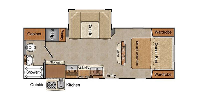 2016 Lance LANCE 2295 - Floorplan 1