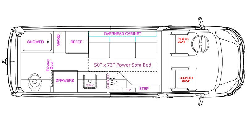 2023 Chinook Bayside SS - Floorplan 1