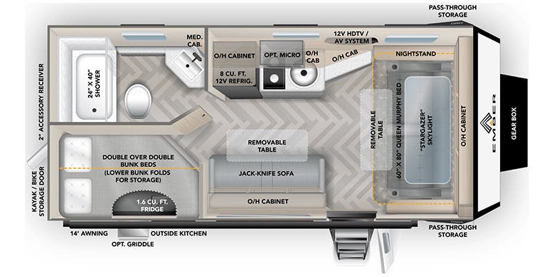 2022 Ember RV Overland 190MDB - Image 2