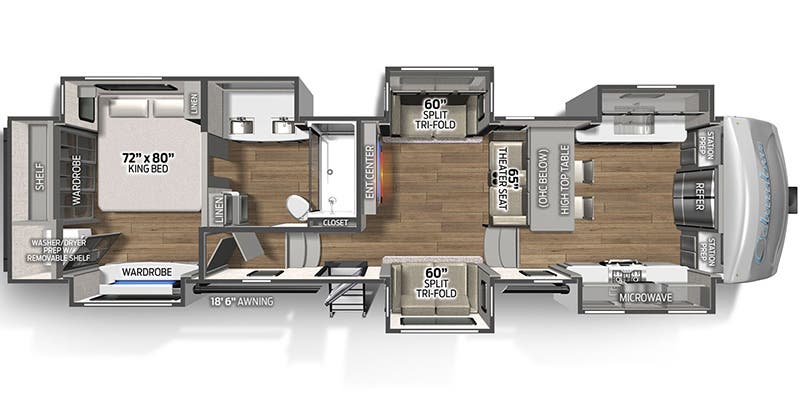 2024 PALOMINO 388FK - Floorplan 1